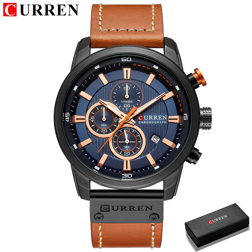 Relógio Curren Luxo - Coleção especial