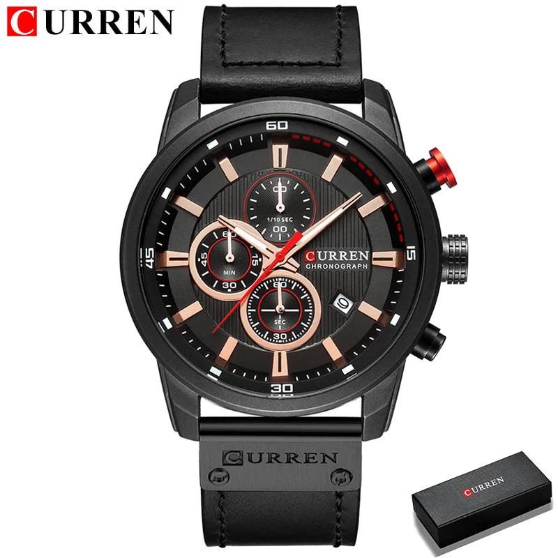 Relógio Curren Luxo - Coleção especial