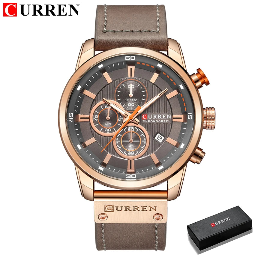 Relógio Curren Luxo - Coleção especial
